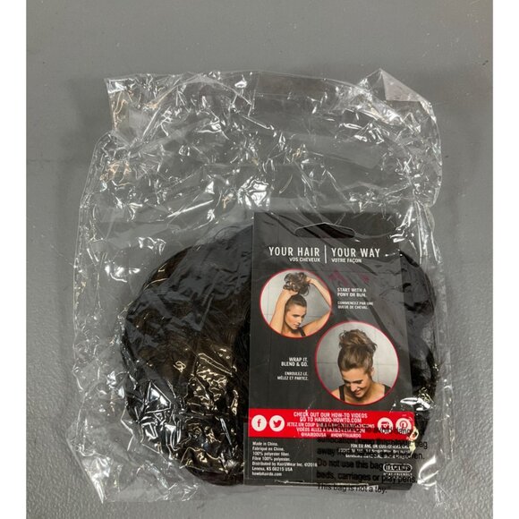 HairDo Highlight Wrap for Women, Easy Style Synthetic Hair, R2 R6 Ebony - Heat S - Picture 4 of 5